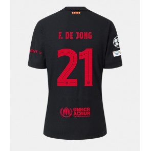 Barcelona Frenkie de Jong #21 Bortatröja 2024-25 Kortärmad